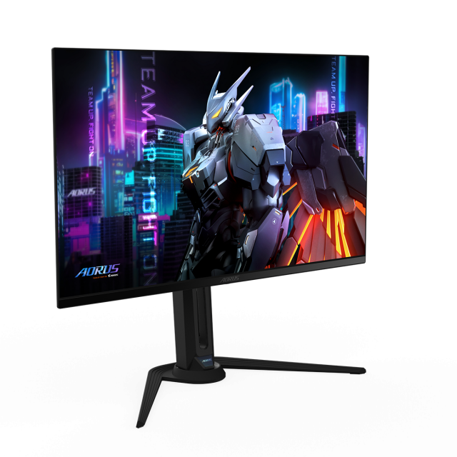 Гейминг монитор GIGABYTE AORUS FO32U2, 31.5" QD-OLED, 4K UHD, 240Hz, 0.03ms, Vesa ClearMR 13000, HDR 400, KVM 