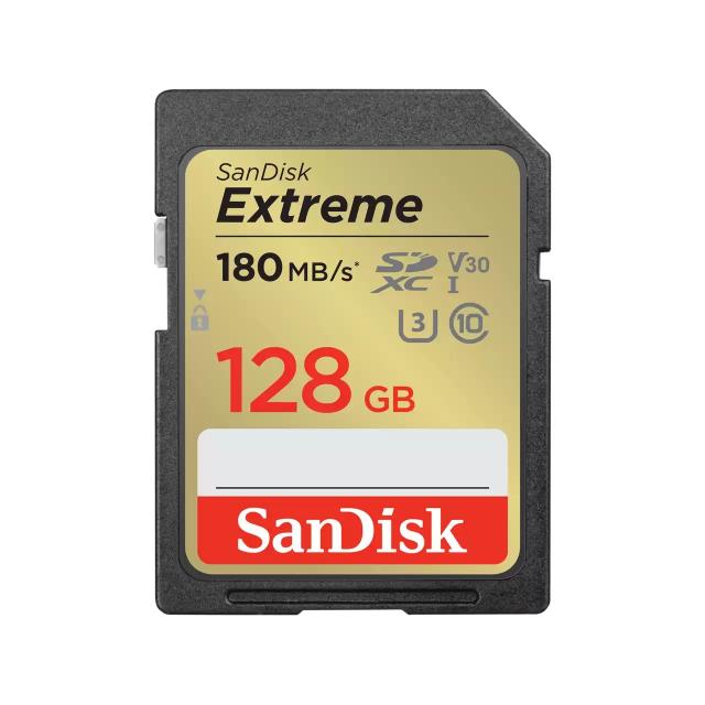 Memory card  SANDISK Extreme SDXC, 128GB 
