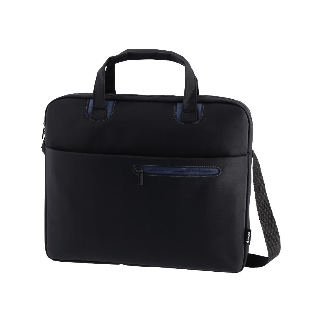 Чанта за лаптоп HAMA Sydney, до 36 cm (14.1"), черен/син