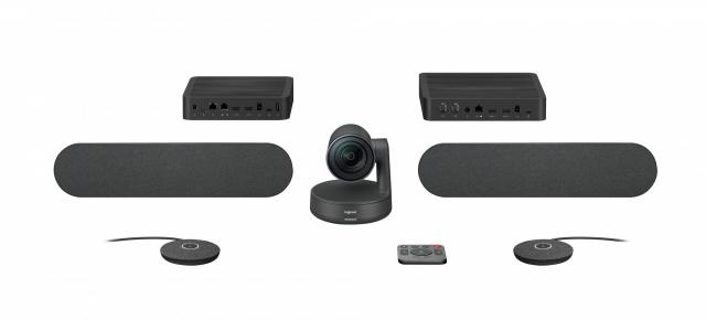 Видеоконферентна камера Logitech Rally Plus - 4K Ultra HD Video 