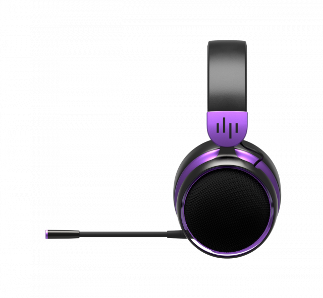 Геймърски безжични слушалки Dark Project Sono Wireless - Black/Violet 