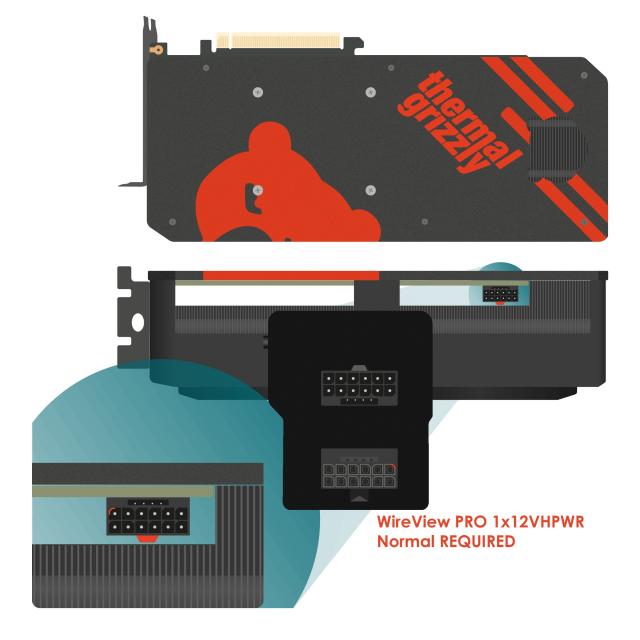 Thermal Grizzly WireView GPU Pro Normal - 1x12VHPWR 