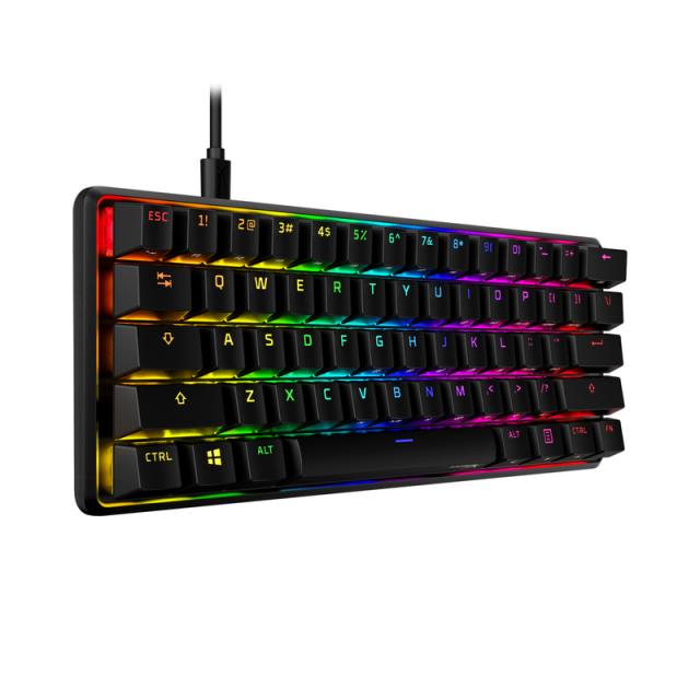 Gaming mechanical keyboard HyperX Alloy Origins 60, HyperX Red Switch 