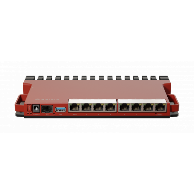 Рутер MikroTik L009UiGS-RM, CPU 800MHz, 12 RAM, 8xGigabit, 1xSFP, USB 3.0 