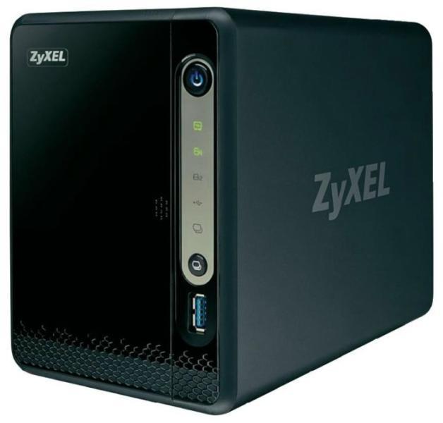 Мрежов сторидж ZyXEL NAS-326, за 2 диска, до 12TB, 1.3GHz, 512MB, Гигабит, USB3.0