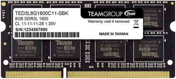 Памет Team Group Elite DDR3L - 8GB, 1600 mhz, CL11-11-11-28 1.35V 