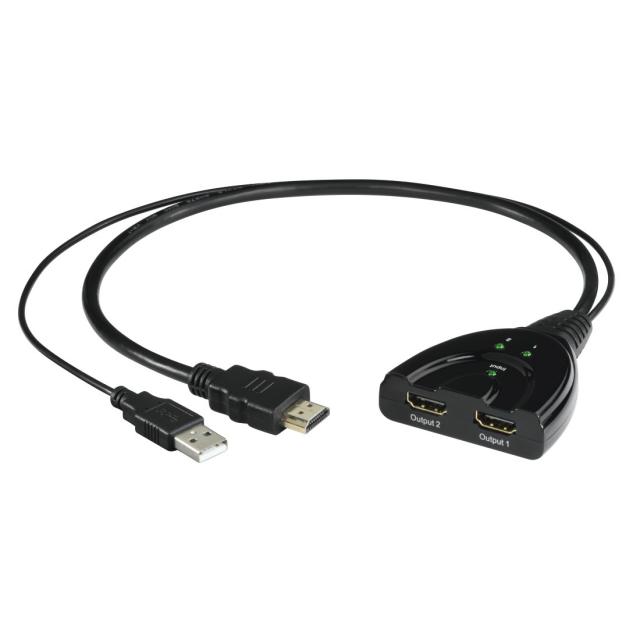 Hama HDMI Splitter, 2-Way 
