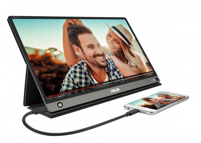 Monitor ASUS ZenScreen Go MB16AHP 15.6" FHD (1920x1080) IPS USB Type-C, Portable 
