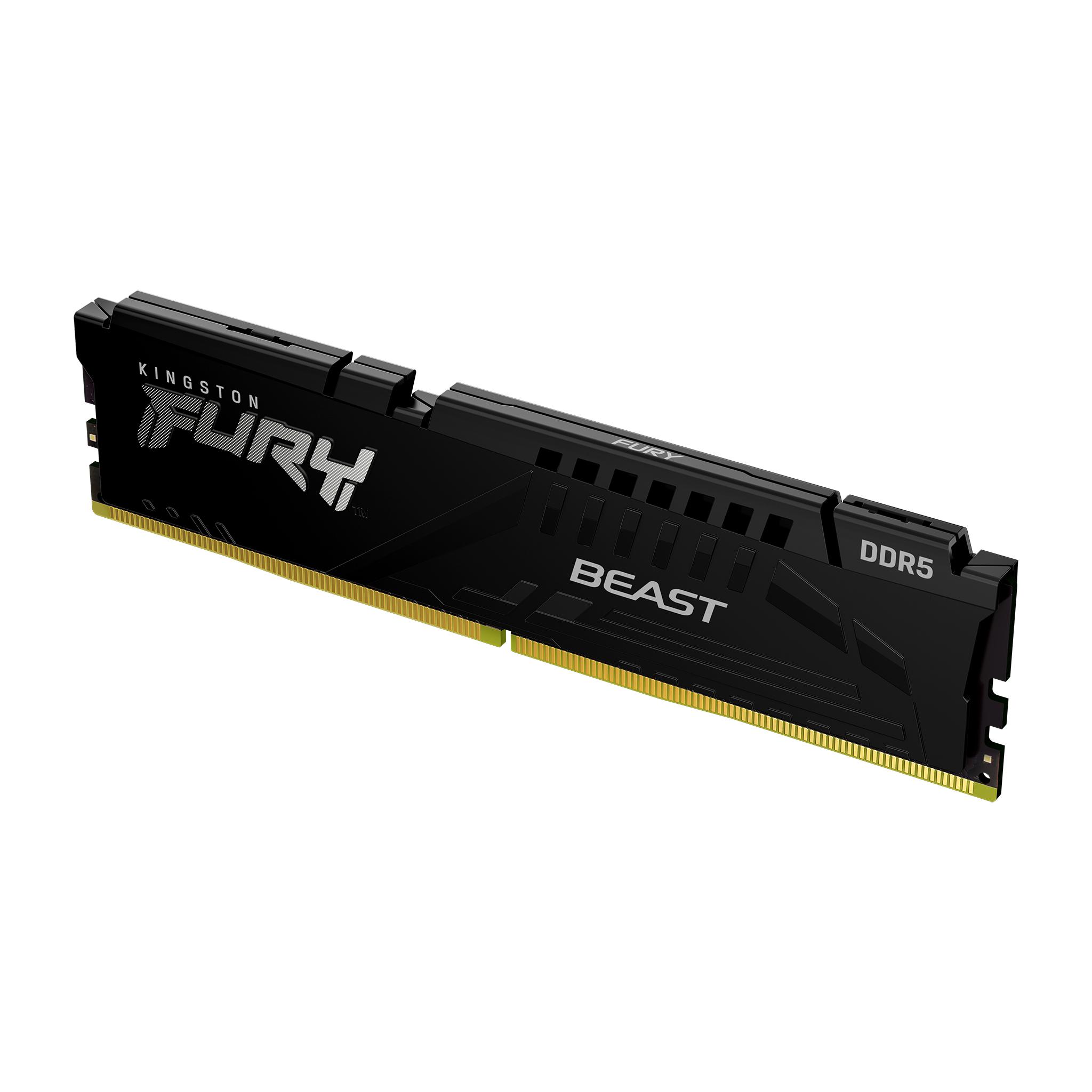 Памет Kingston FURY Beast Black 16GB DDR5 - KF560C30BB-16