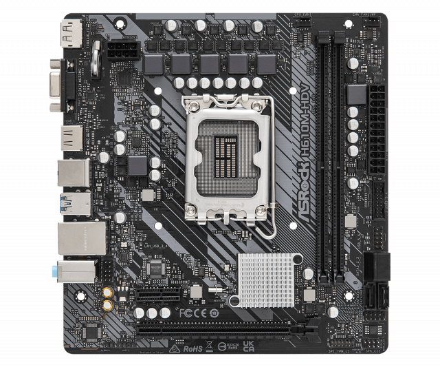 Motherboard ASRock H610M-HDV, LGA1700, mATX 