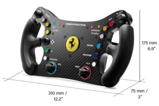 Racing Wheel Thrustmaster Ferrari 488 GT3 Wheel Add-On, PC, PS4, PS5, Xbox 