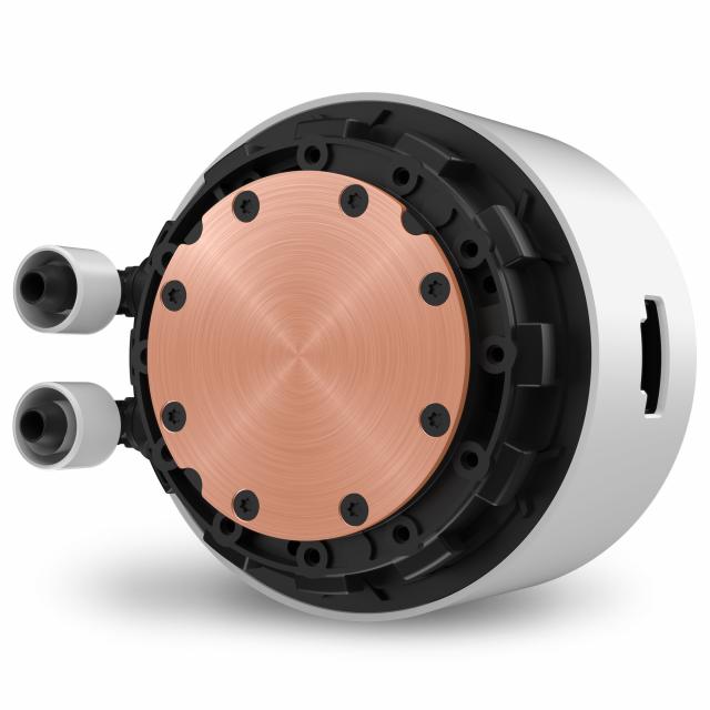 AIO Liquid Cooler NZXT Kraken Elite RGB 280 White, Customizable LCD Display 