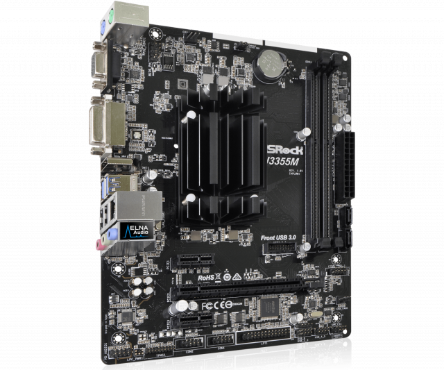 Дънна платка ASROCK J3355M, Intel® Dual-Core Processor J3355, mATX 