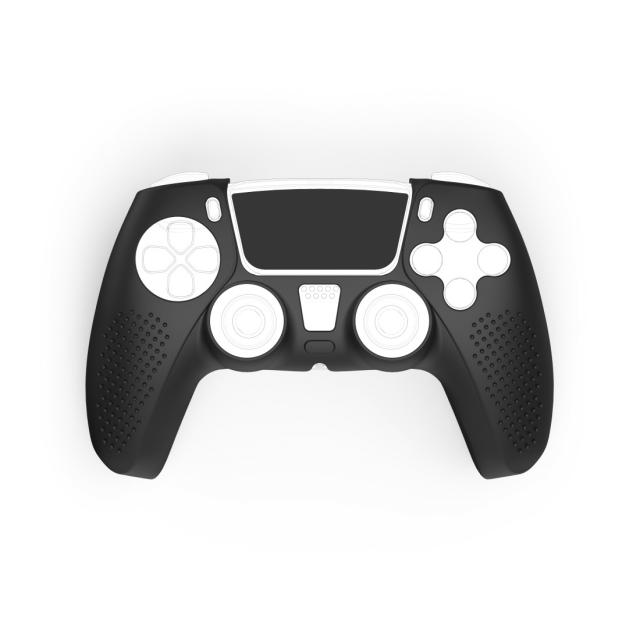 Силиконово покритие HAMA за гейм-пад за SONY PlayStation 5, Черен 