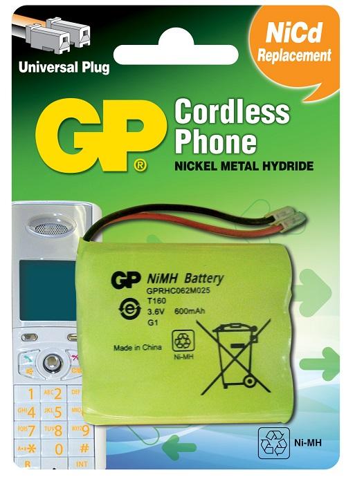 Батерия за телефон GP 3*АА 3.6V NiMH 650mAh GPT160
