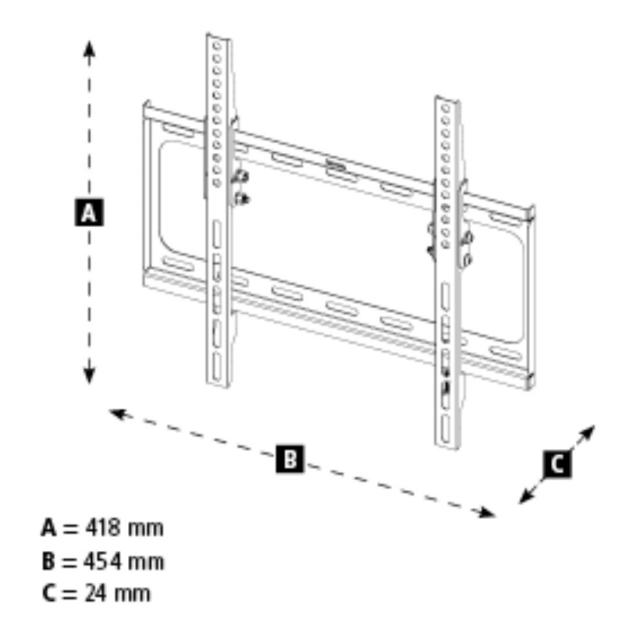 Hama TILT TV Wall Bracket, 191 cm (75"), HAMA-118069 