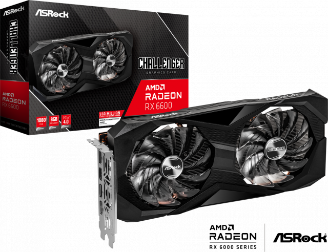 Graphic card ASRock AMD Radeon RX 6600 Challenger D 8GB 