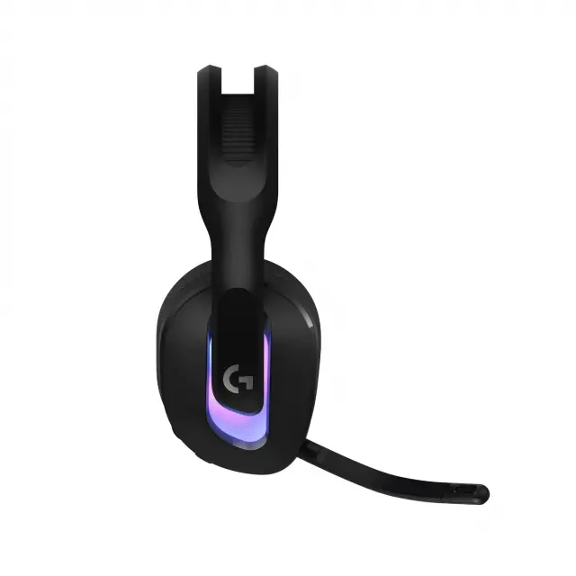 Геймърски слушалки Logitech G522 Lightspeed Wireless RGB, Микрофон, Черни 