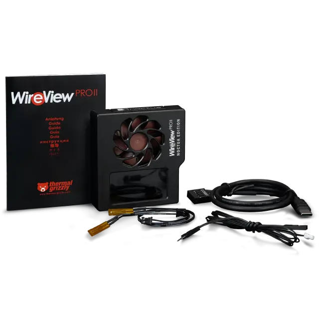 Thermal Grizzly WireView Pro II Noctua Edition GPU 12V-2x6 - Black 