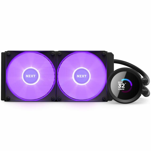 AIO Liquid Cooler NZXT Kraken 240 RGB Black, LCD Display 