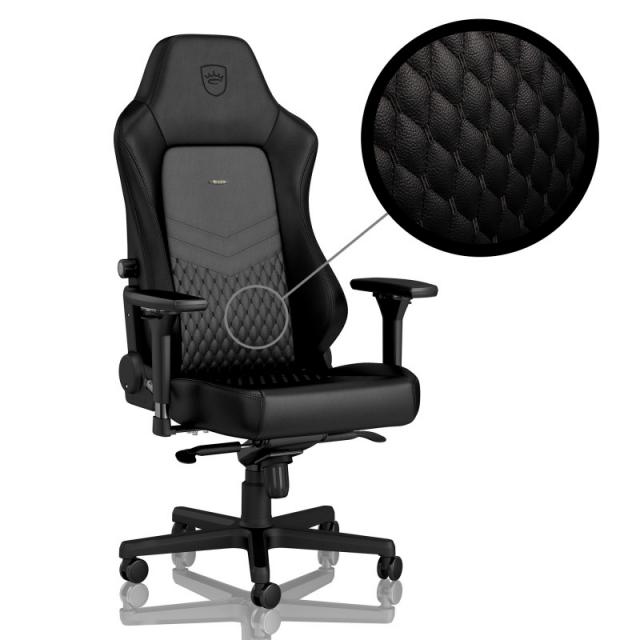 Gaming Chair noblechairs HERO Real Leather - Black 