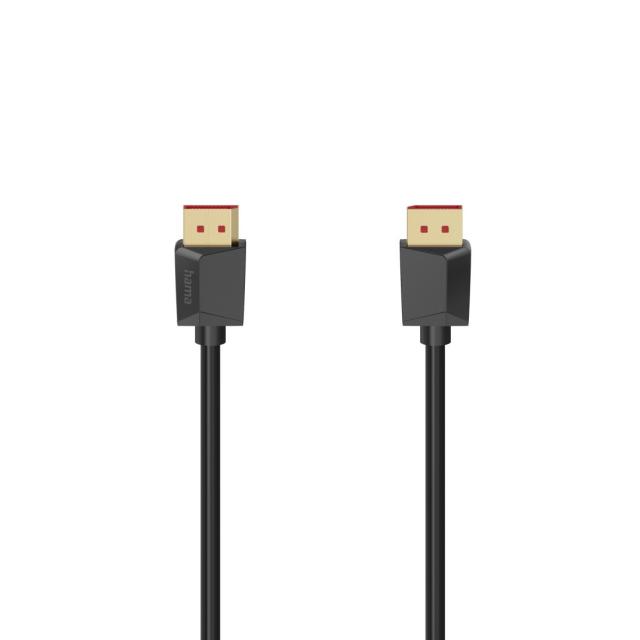 Hama DisplayPort Cable, DP 2.1, Ultra-HD 8K, 40 Gbit/s, 200795 