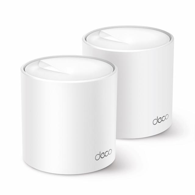 TP-Link Deco X60 V3 2-Pack, AX5400, 2.4/5 GHz, 574 -  2402 Mbps, Gigabit 