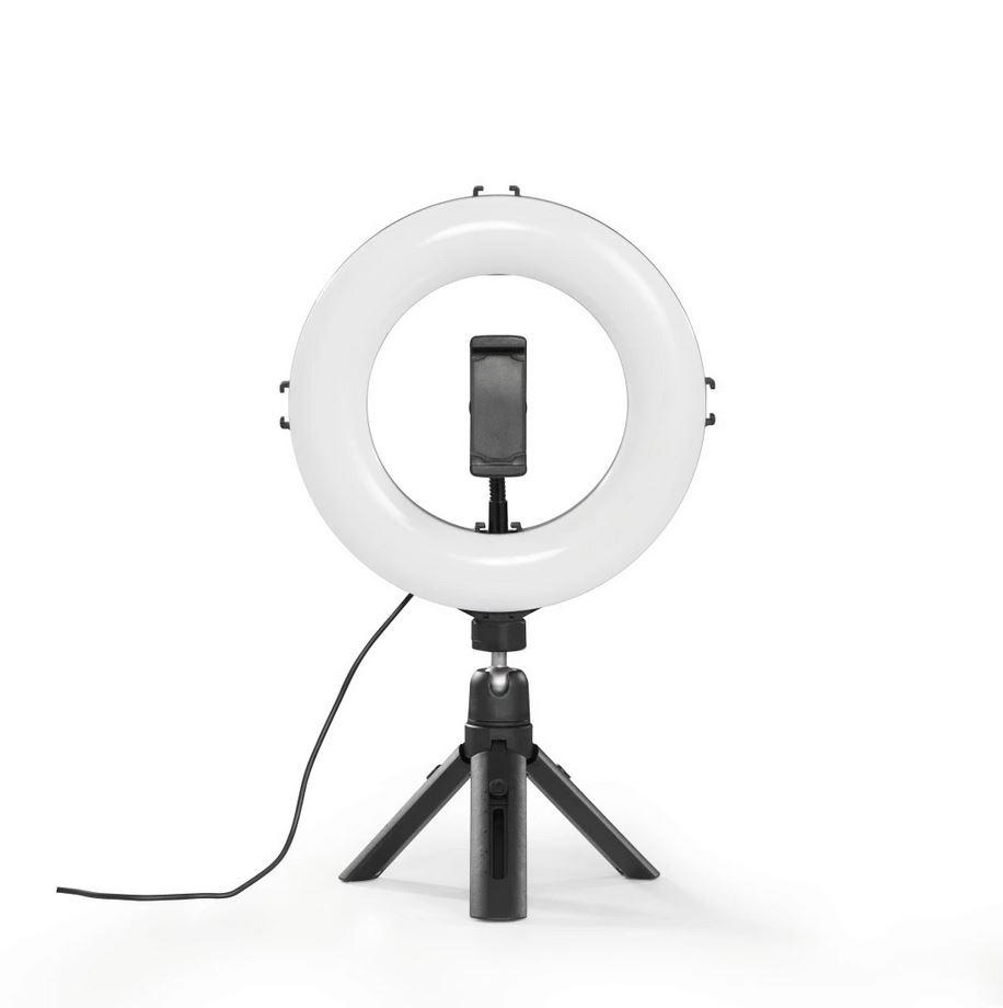 Hama SpotLight Smart 80 II LED Ring Light, Set for Smartphone and Tablet