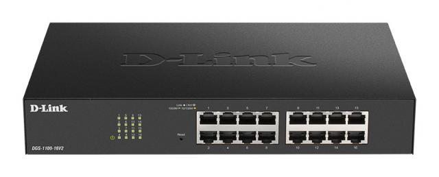Switch D-Link DGS-1100-16V2 10/100/1000 Gigabit Smart Switch, managed 