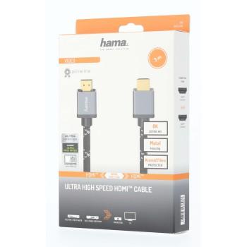 Hama Ultra High Speed HDMI™ Cable, Plug - Plug, 8K, Metal, Ethernet, 3.0 m 