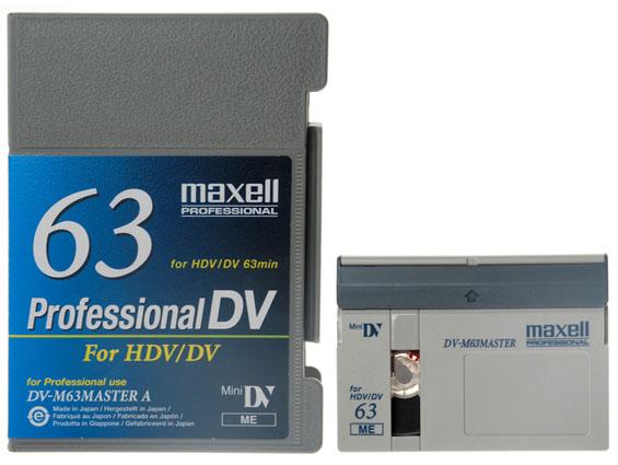 Касета за видеокамера MAXELL DVM63-PRO, 63 мин.