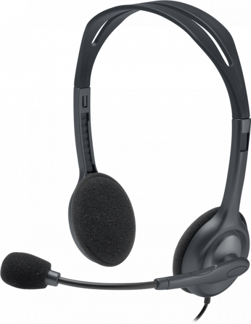Слушалки с микрофон Logitech H111 