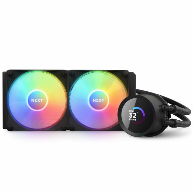 AIO Liquid Cooler NZXT Kraken 240 RGB Black, LCD Display 
