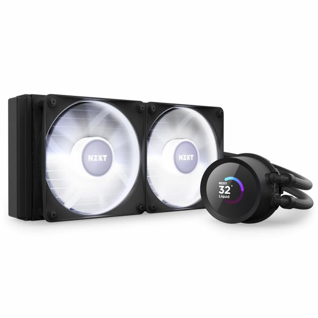 AIO Liquid Cooler NZXT Kraken 240 RGB Black, LCD Display 