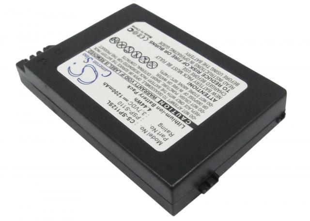 Camera Battery for SONY playstation PSP-S110  PSP-2000, PSP-3000 CS-SP112SL  LiIon 3.7V 1200mAh Cameron Sino 