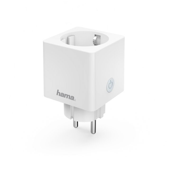 Hama "Mini" WLAN Socket, for Voice / App Control, Upgrade, 3680 W, 16 A