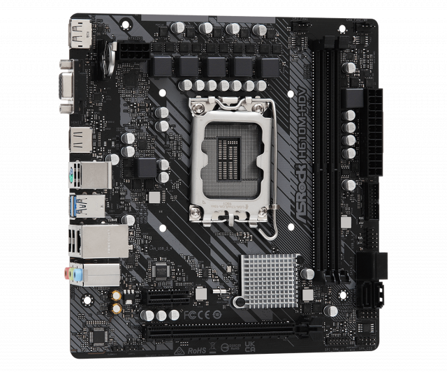 Motherboard ASRock H610M-HDV, LGA1700, mATX 