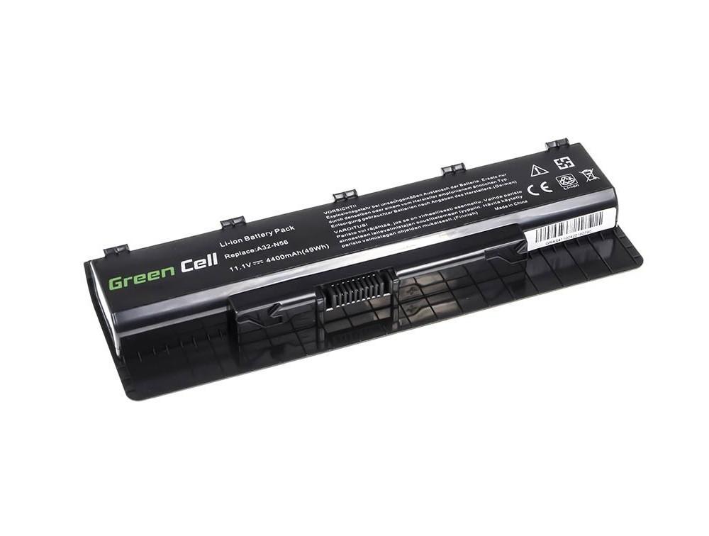 Батерия  за лаптоп GREEN CELL, Asus G56 N46 N56 N56DP N56V N56VM N56VZ N76, 10.8V, 4400mAh