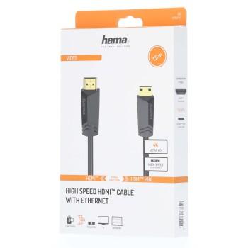 Cable HAMA HDMI Plug - mini HDMI Plug, 1.5 m, 3 Stars 