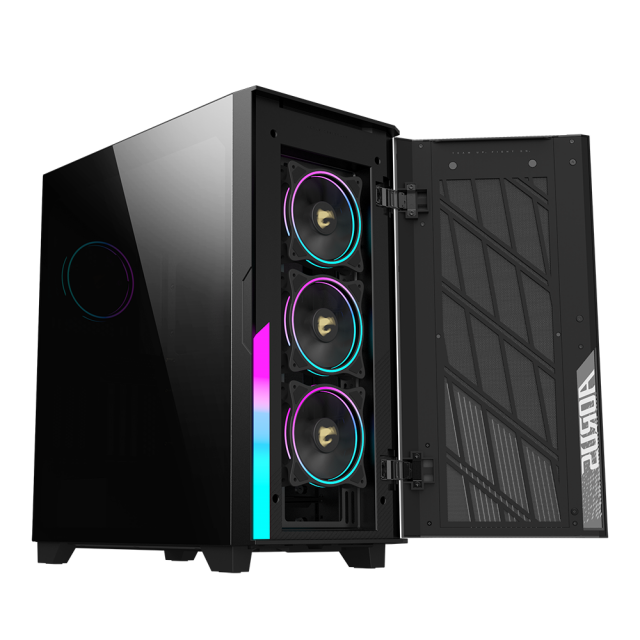 Кутия Gigabyte AORUS AC500 ST, Tempered Glass, RGB Fusion 2.0, Mid Tower 
