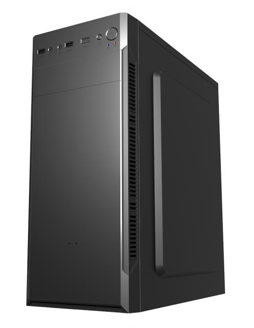 Кутия FSP CMT160 ATX Mid Tower, Черна 