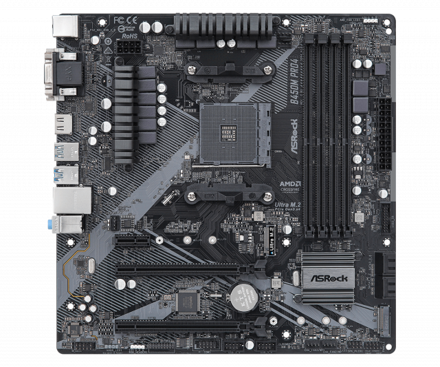 Дънна платка ASROCK B450M Pro4 R2.0 