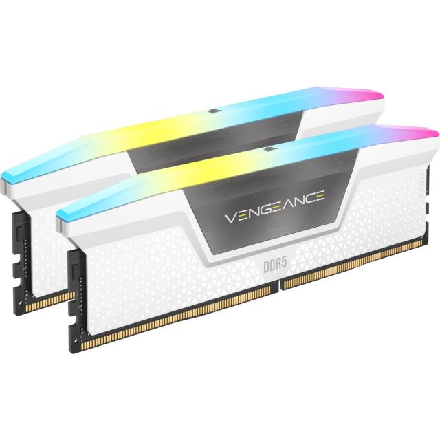 Memory Corsair Vengeance White RGB 32GB(2x16GB) DDR5 5200MHz CMH32GX5M2B5200C40W 