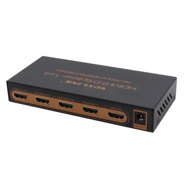 HDMI сплитер ESTILLO HDSP0009M1, 1/4, 4K/60Hz 