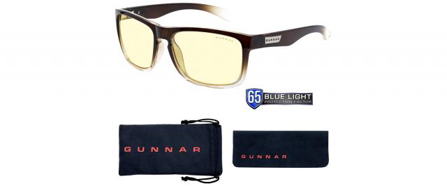Home and Office Gunnar Intercept Latte Fade, Amber, Brown 