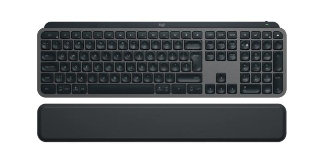 Keyboard Logitech MX Keys S, Bluetooth, Palm Rest, Graphite 