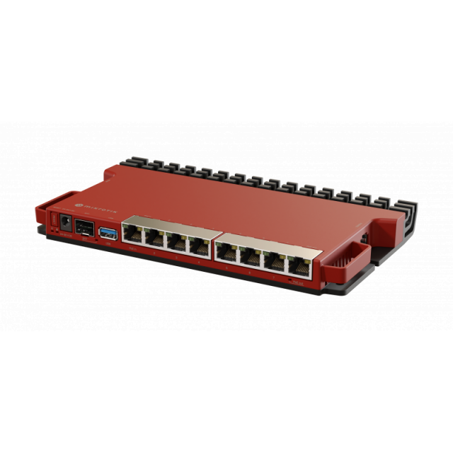 Рутер MikroTik L009UiGS-RM, CPU 800MHz, 12 RAM, 8xGigabit, 1xSFP, USB 3.0 