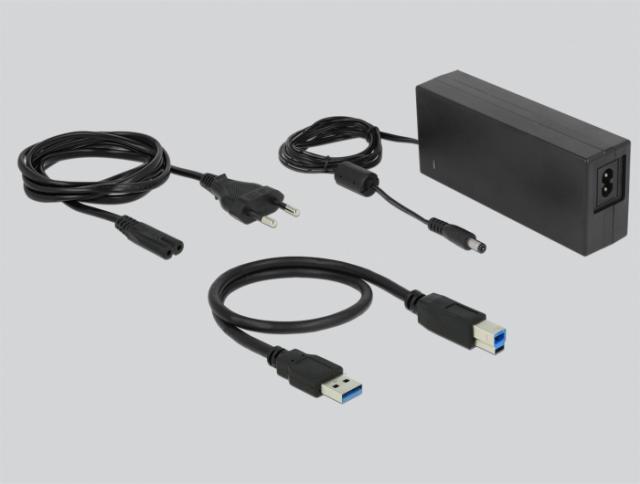 Delock SuperSpeed USB 5 Gbps Docking Station for 4 x SATA HDD / SSD with Clone Function 