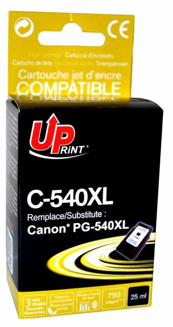 Мастилница Uprint PG-540XL CANON , Черен 