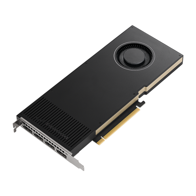 Graphic card PNY VCNRTXA4000-PB, RTX A4000, 16GB, PCIE 4.x16, DisplayPort 1.4 (4), adapter 